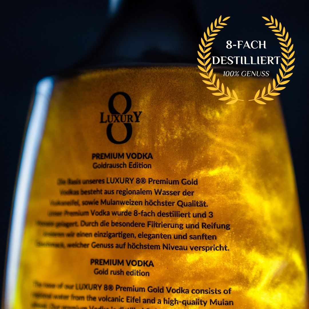 LUXURY 8® Premium-Vodka